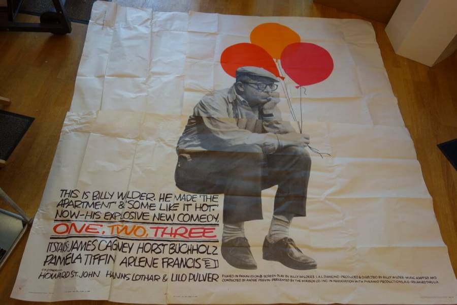 One Two Three original release US Sixsheet movie poster