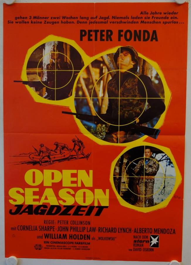 Jagdzeit originales deutsches Filmplakat