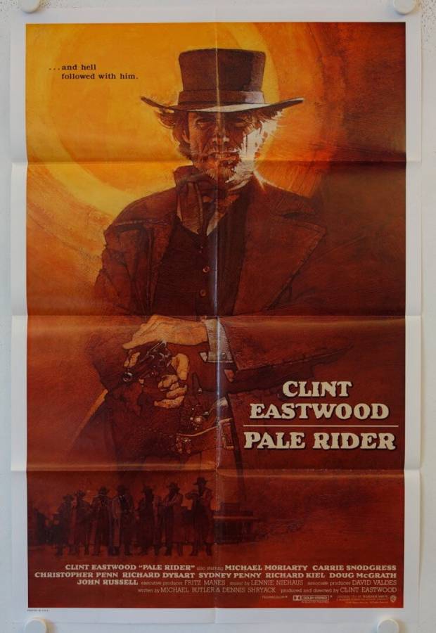 Pale Rider original release US Onesheet movie poster