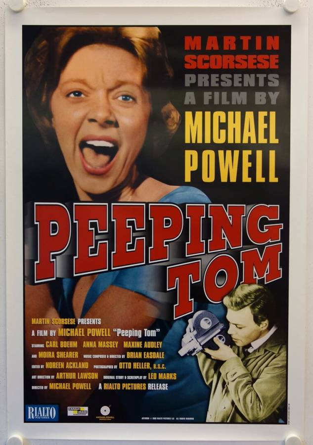 Peeping Tom Re Release Us Onesheet Movie Poster