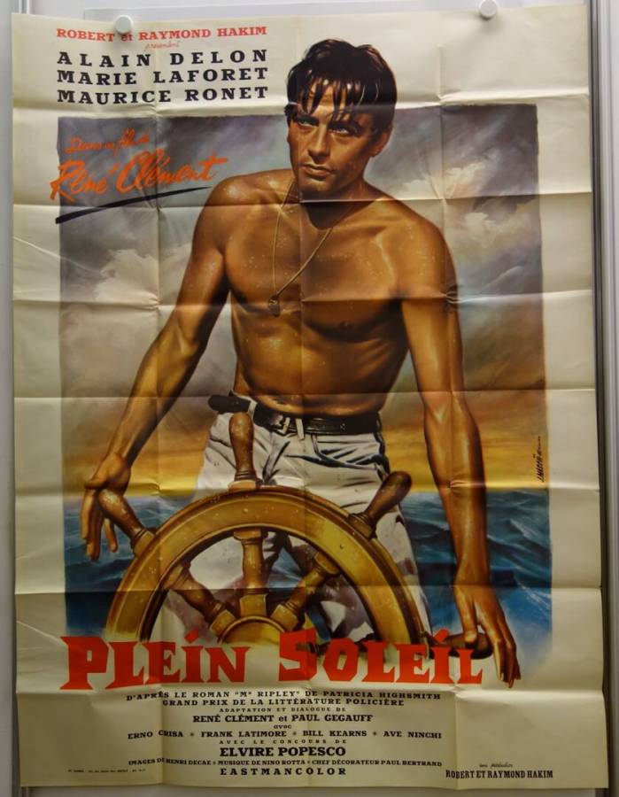 Plein Soleil - Purple Noon original release large french movie poster