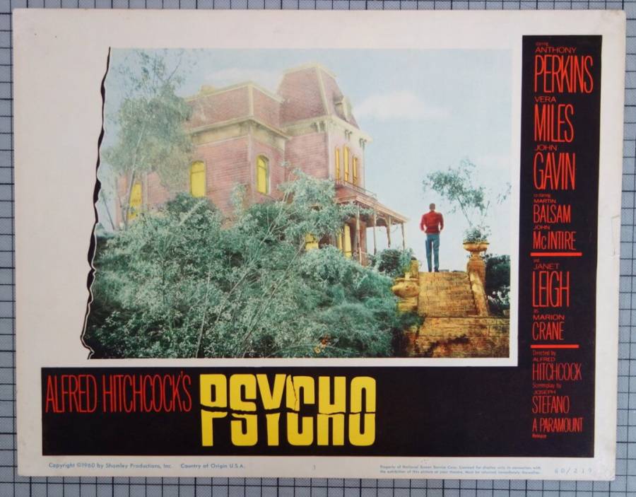 Psycho original release US Lobby Card