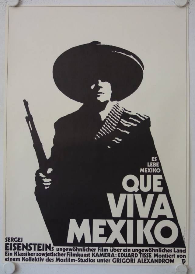 Que Viva Mexiko original release east-german movie poster