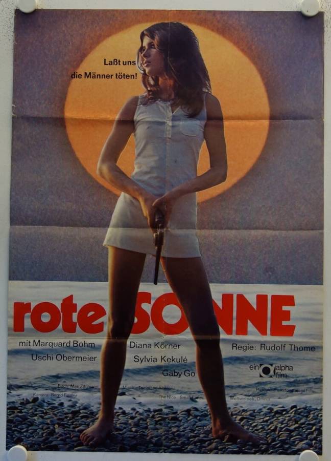 Rote Sonne originales deutsches Filmplakat