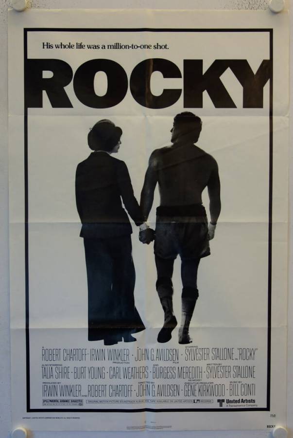 Rocky original release US Onesheet movie poster