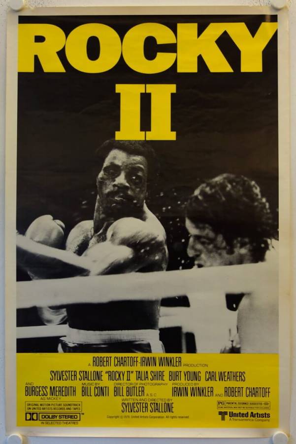 Rocky II original release US Onesheet movie poster