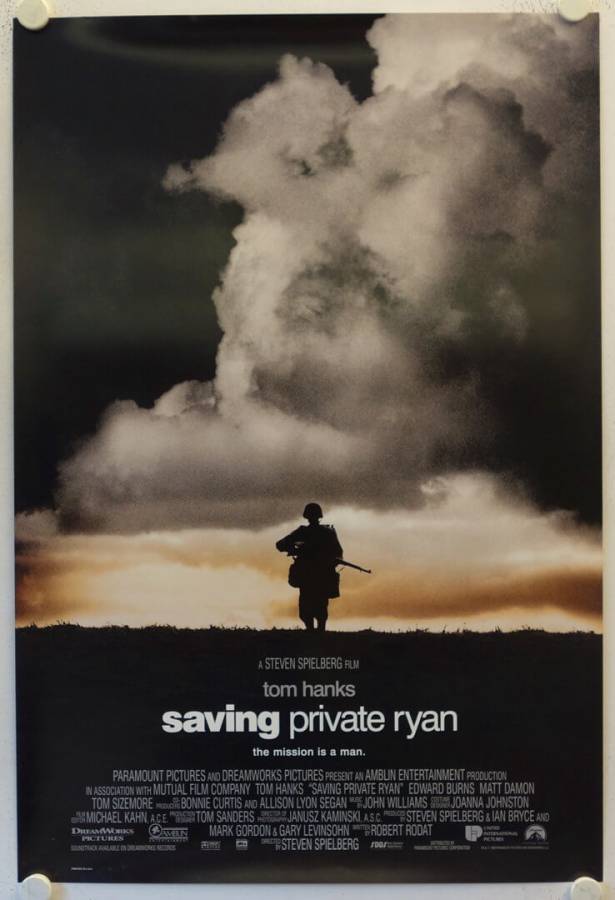 Saving Private Ryan original release US Onesheet movie poster