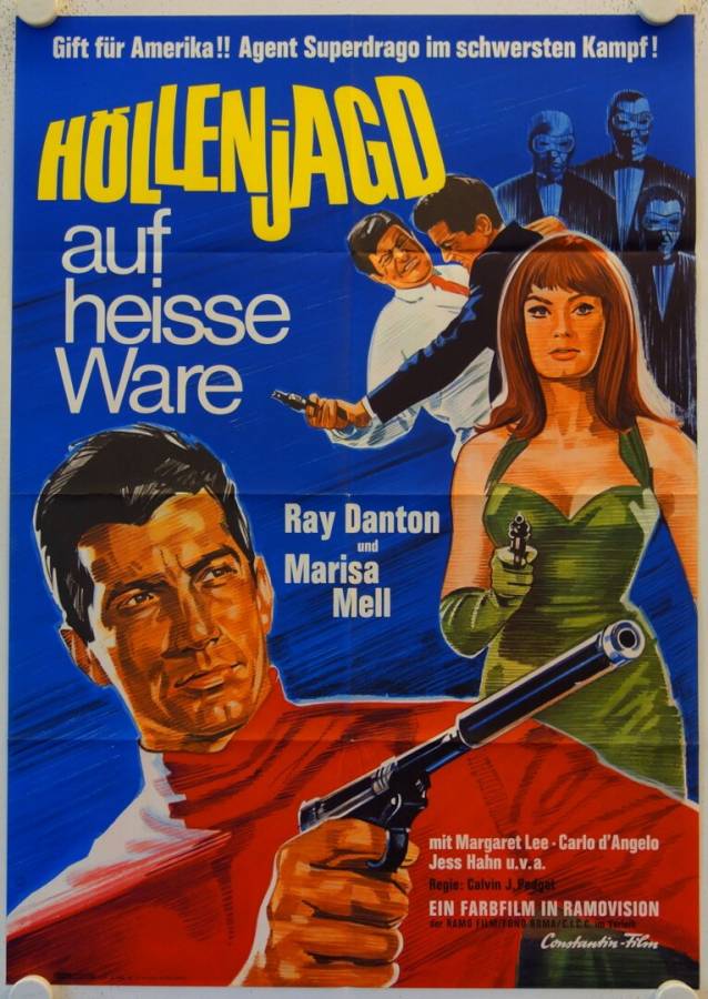 Secret Agent Super Dragon original release german movie poster