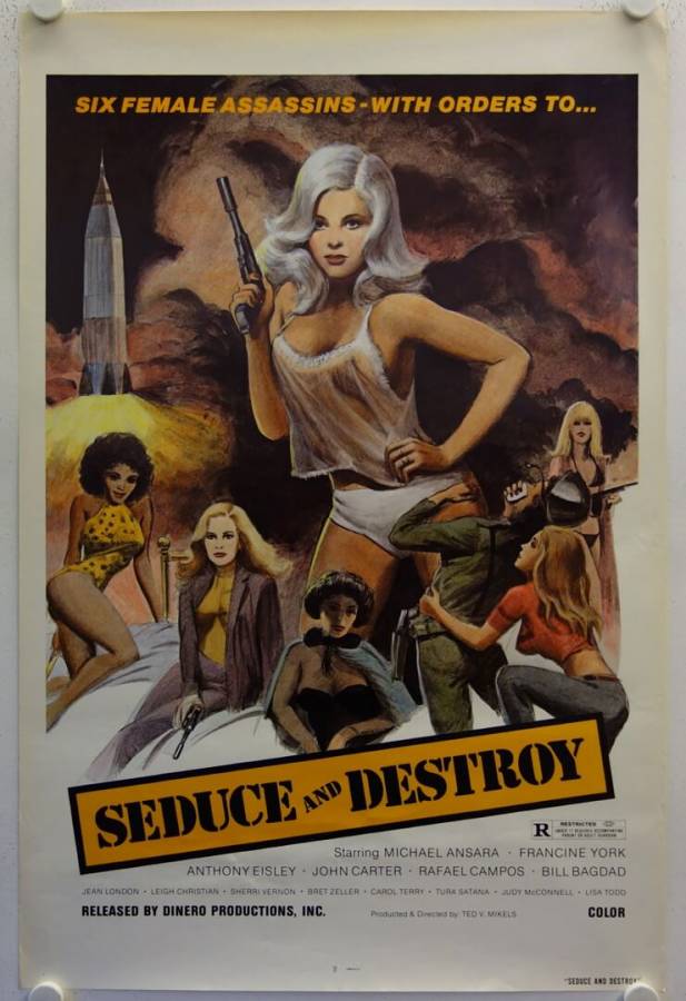 Seduce and Destroy originales US Onesheet Filmplakat