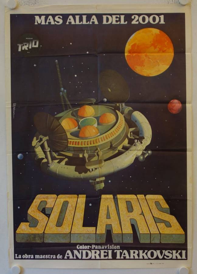 Solaris originales Filmplakat aus Spanien