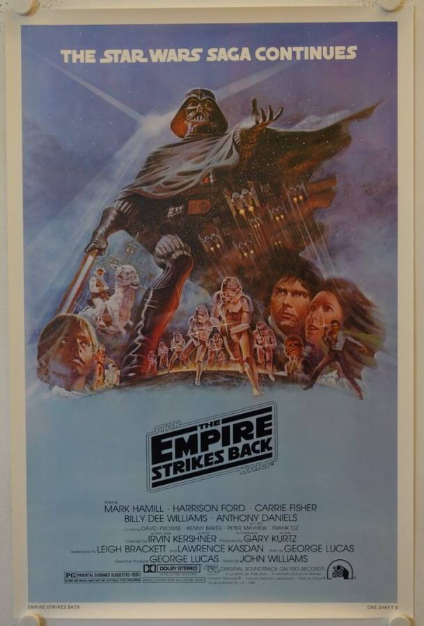 Star Wars - The Empire Strikes Back original release US Onesheet movie poster