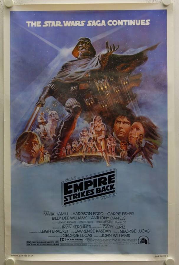 Star Wars - The Empire Strikes Back original release US Onesheet movie poster