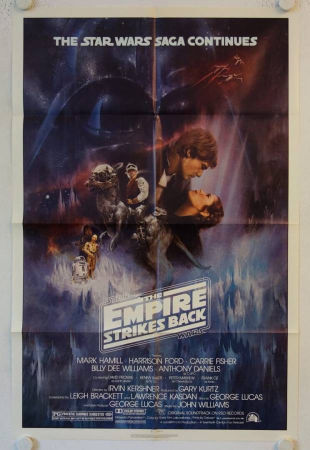 Star Wars - The Empire Strikes Back original release US Onesheet movie poster