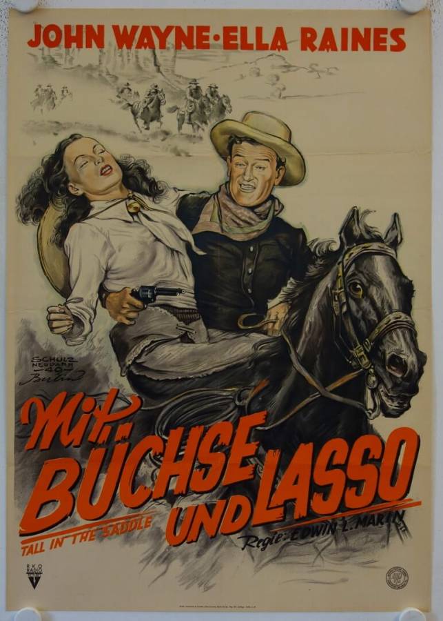 Tall in the Saddle original release german movie poster