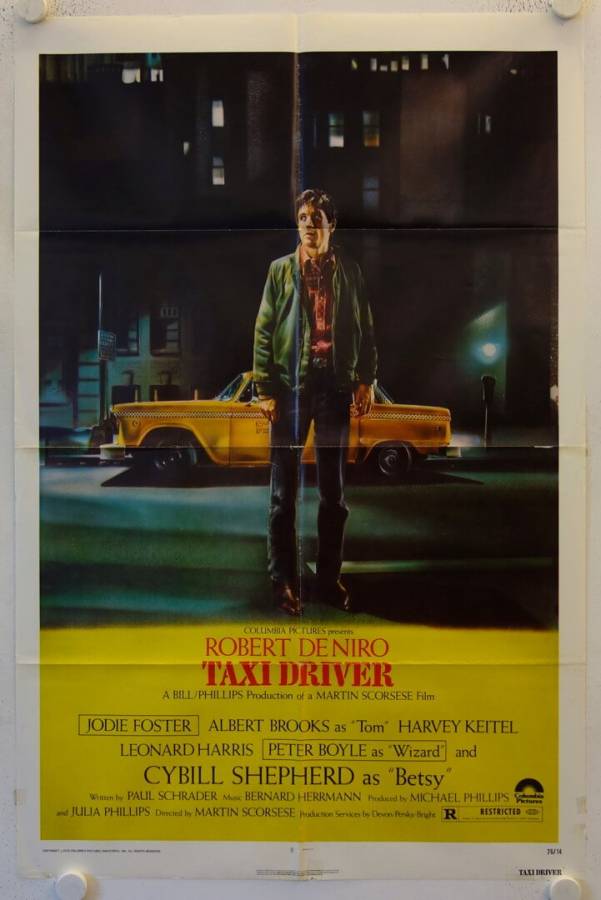 Taxi Driver originales US Filmplakat