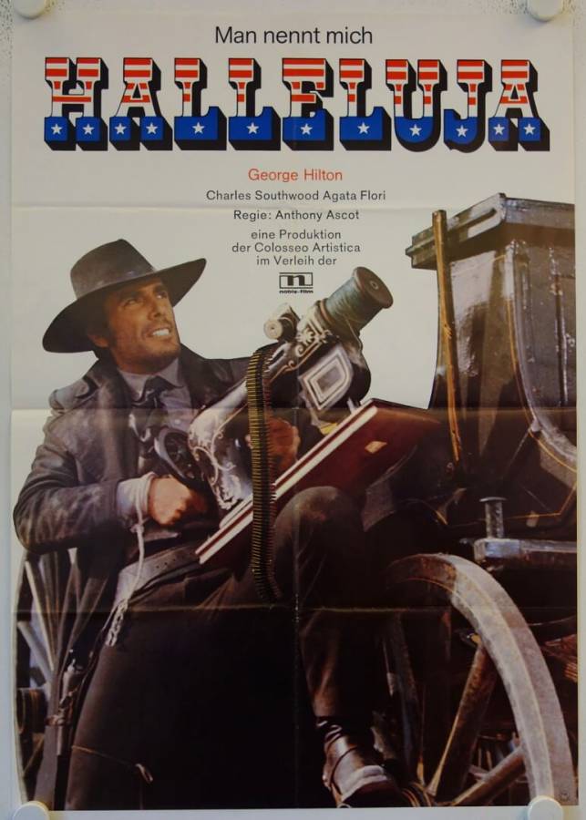 Testa t'ammazzo, croce... sei morto - Mi chiamano Alleluja - Deep West original release german movie poster