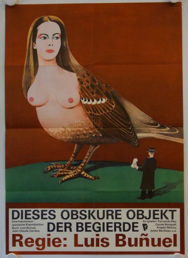 Dieses obskure Objekt der Begierde originales DDR-Filmplakat