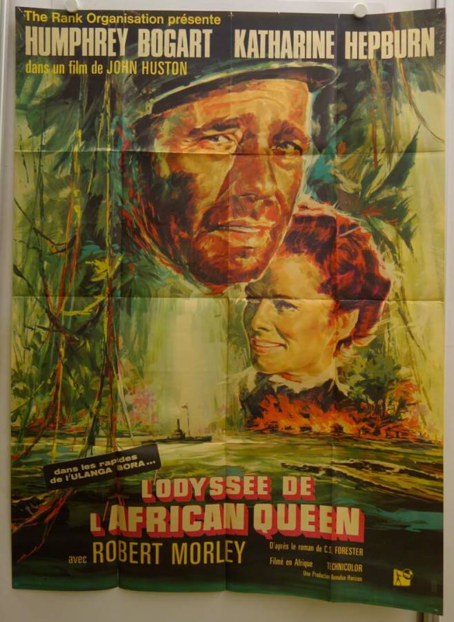 The African Queen re-release french movie poster