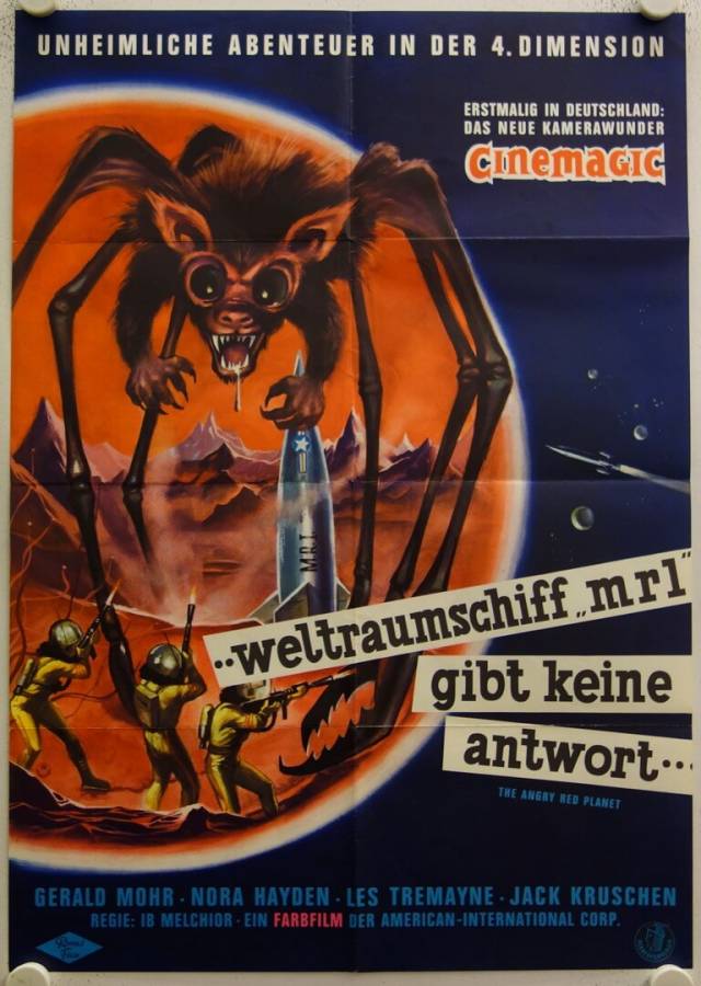 The Angry Red Planet original release german movie poster