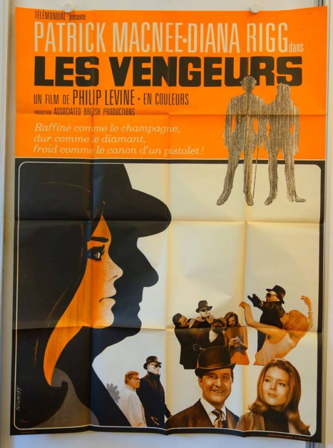 Emma Peel: Meine tollsten Abenteuer mit John Steed originales Filmplakat aus Frankreich