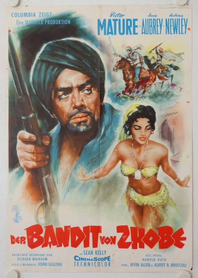 Der Bandit von Zhobe originales deutsches Filmplakat