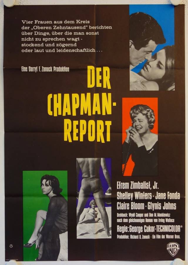 The Chapman Report original release german movie poster