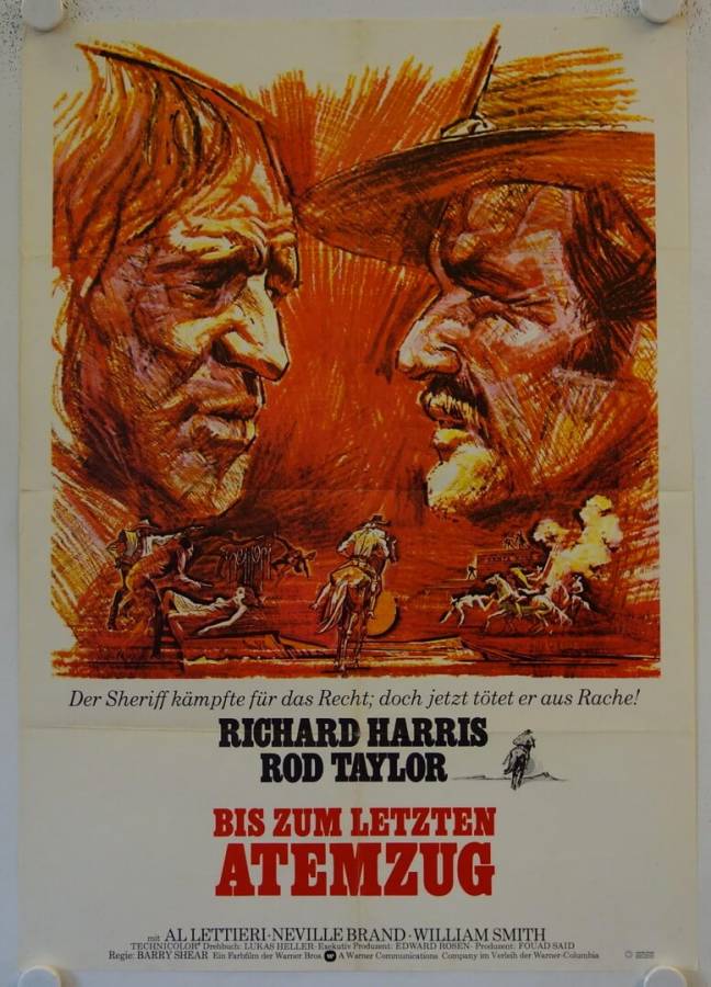 The Deadly Trackers  original release german movie poster