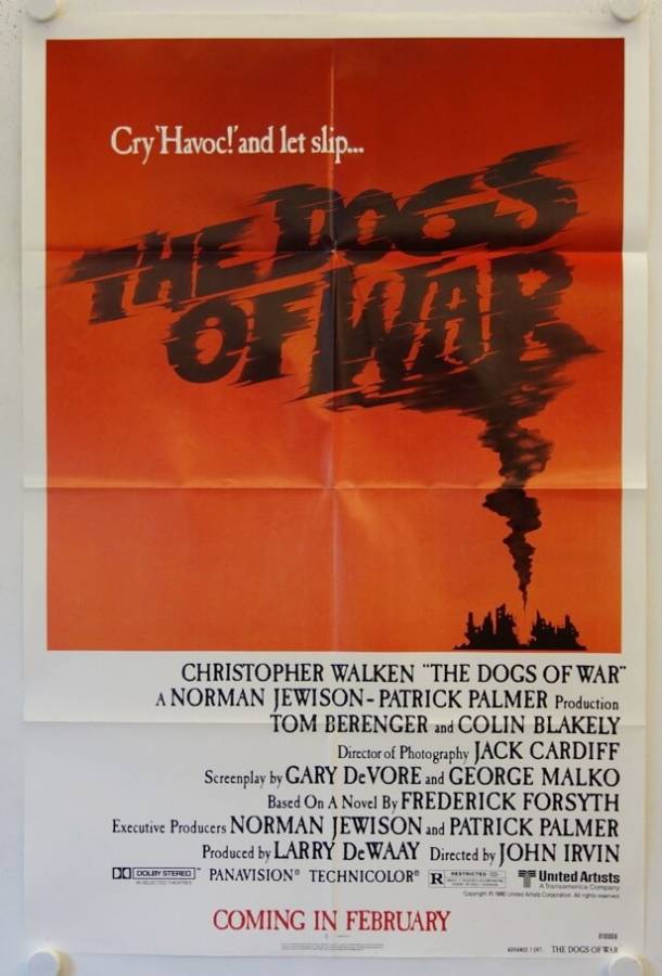 The Dogs of War original release US Onesheet movie poster