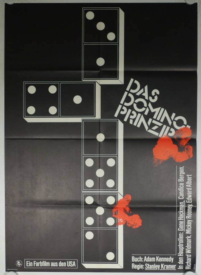 Die Domino Verschwörung originales DDR Filmplakat