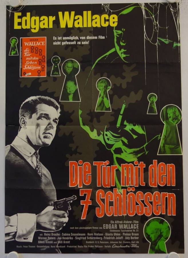 Die Tür mit den sieben Schlössern originales deutsches Filmplakat