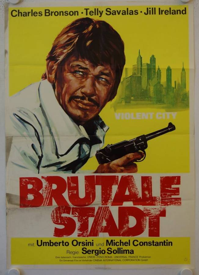 Brutale Stadt originales deutsches Filmplakat