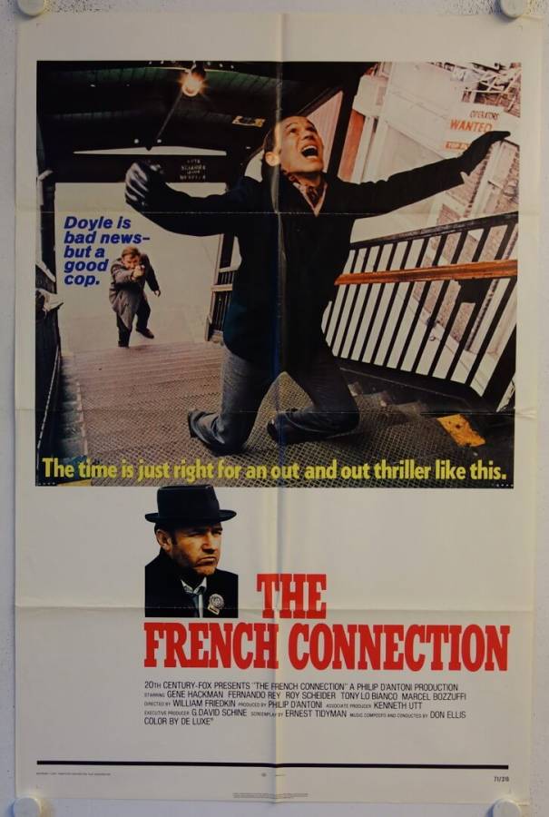 The French Connection original release US Onesheet movie poster