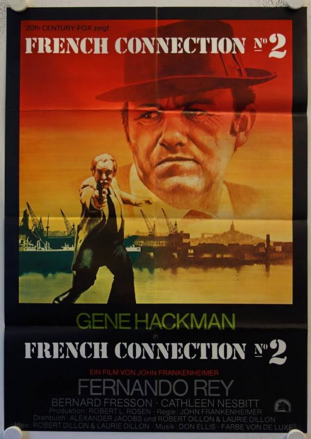 French Connection No. 2 originales deutsches Filmplakat