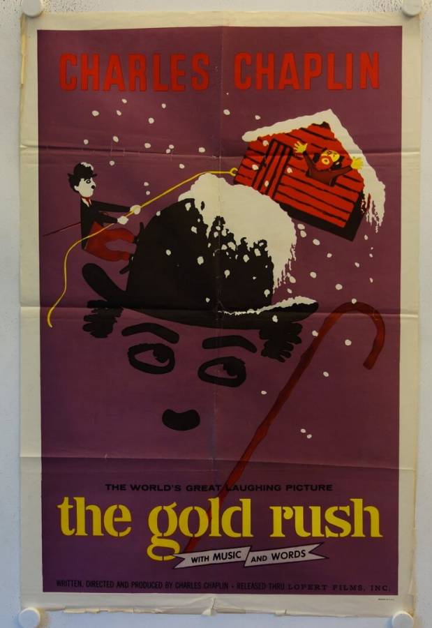 The Gold Rush re-release US Onesheet movie poster