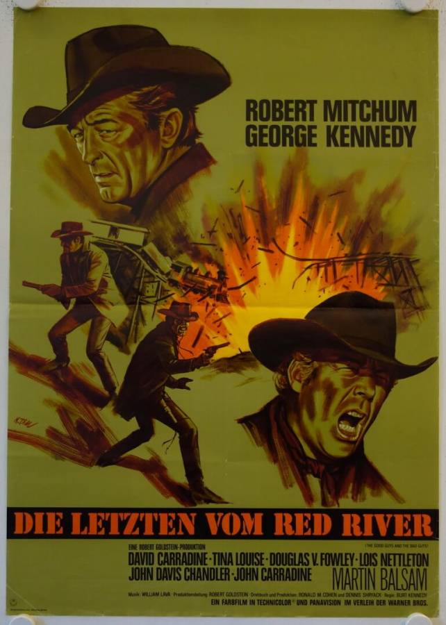 The Good Guys and the Bad Guys original release german movie poster