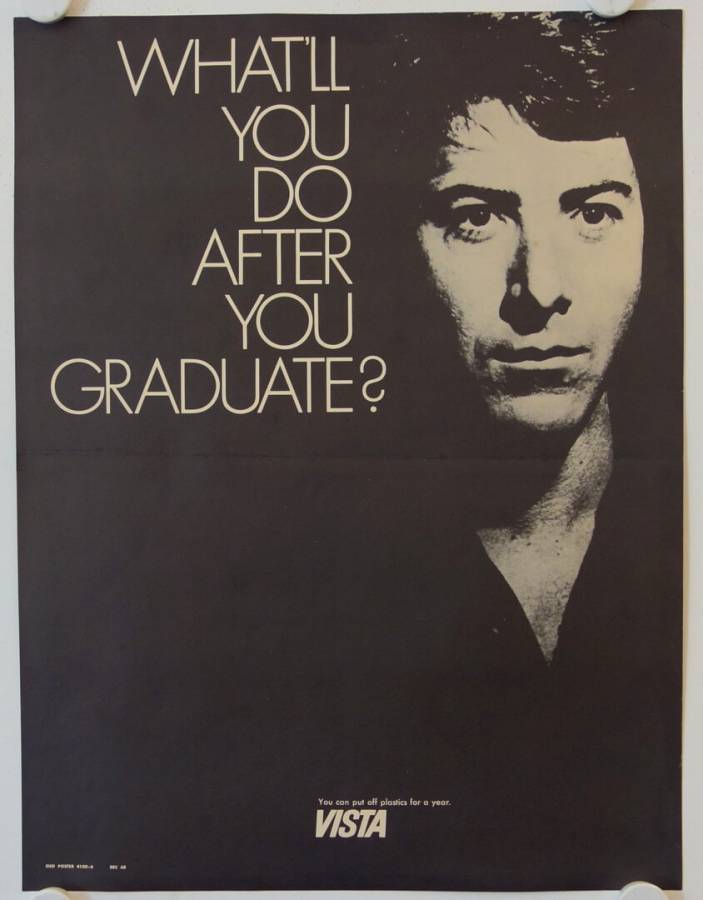 The Graduate original release Vista promotional poster