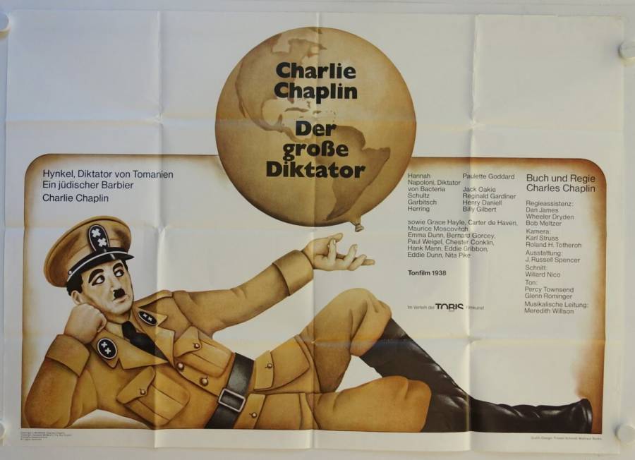 The Great Dictator re-release german movie poster