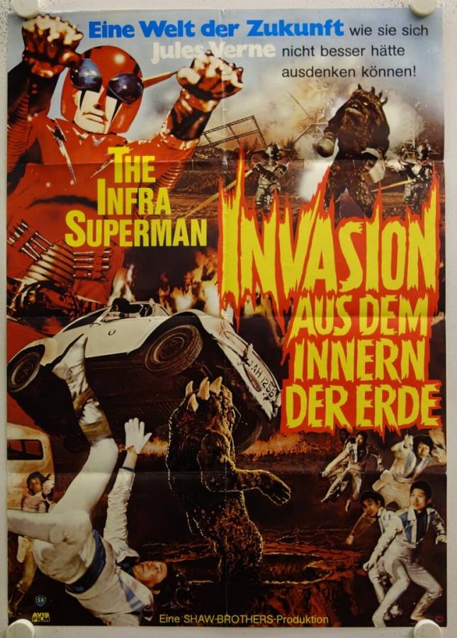 The Infra Superman original release german movie poster