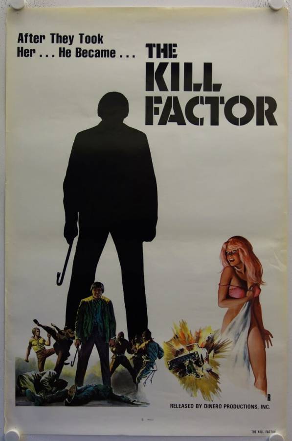 The Kill Factor original released US Onesheet movie poster