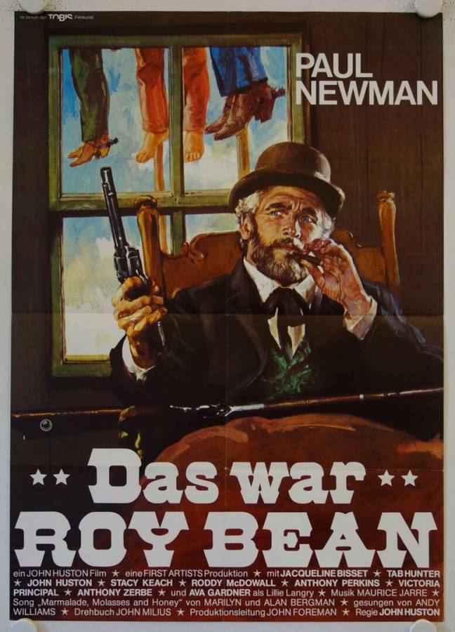 The Life and Times of Judge Roy Bean original release german movie poster