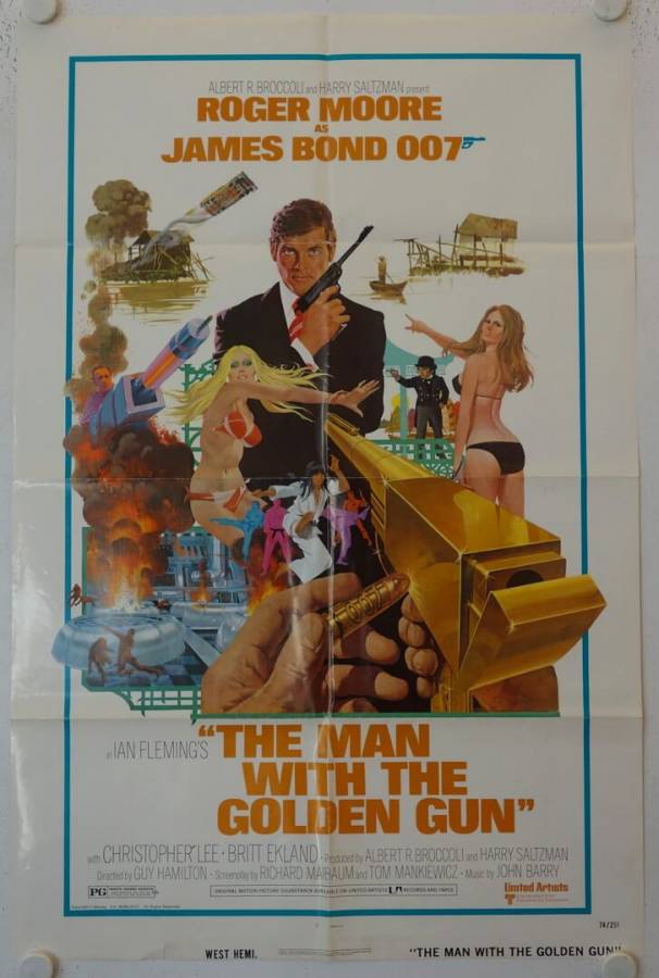 The Man with the Golden Gun original release US Onesheet movie poster