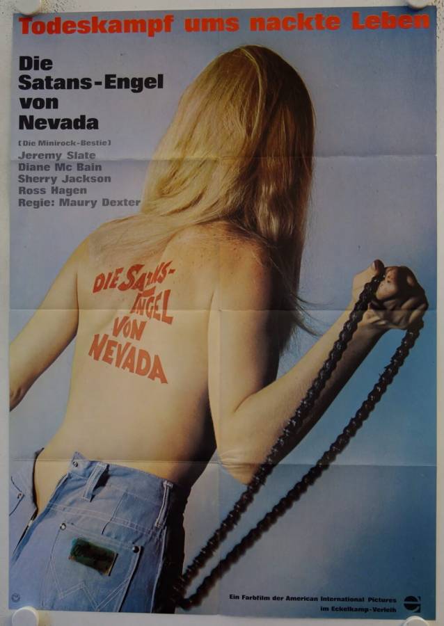 The Miniskirt Mob original release german movie poster