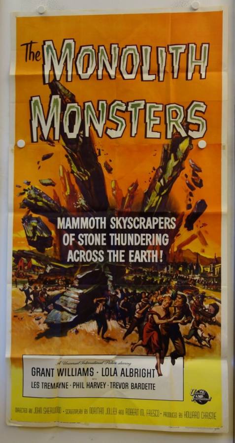 The Monolith Monsters original release US three-sheet movie poster