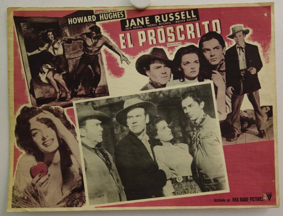 The Outlaw original mexican lobby card