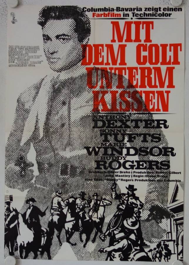 The Parson and the Outlaw original release german movie poster