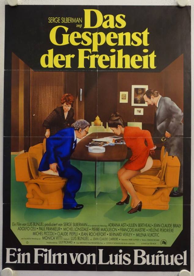Das Gespenst der Freiheit originales deutsches Filmplakat