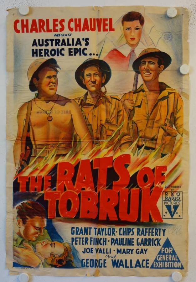 The Rats of Tobruk original release Australian Onesheet movie poster