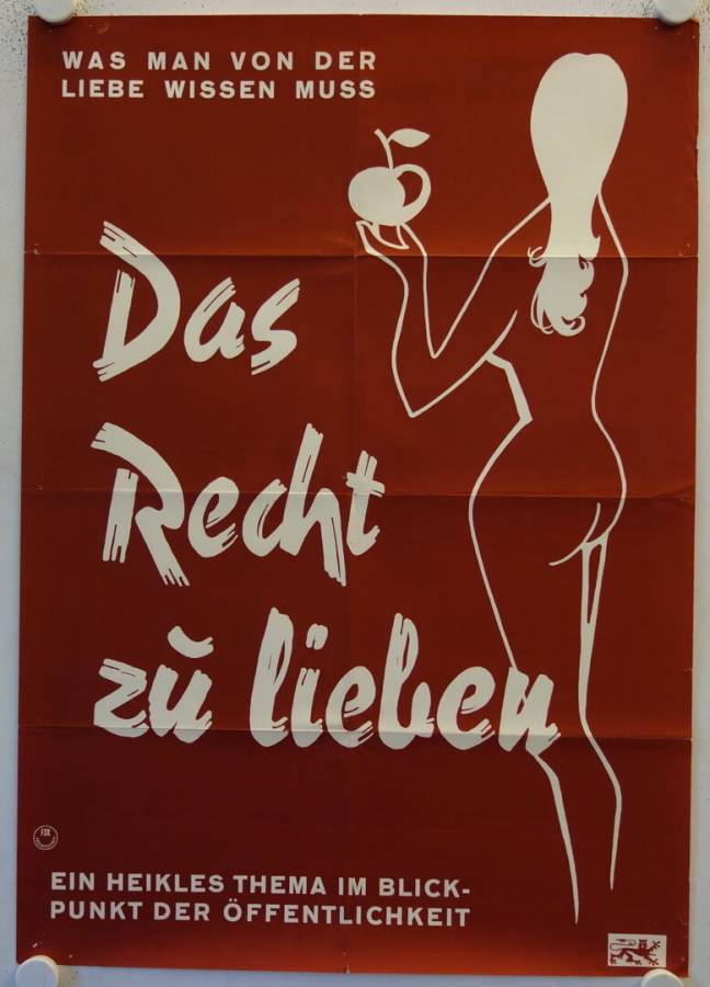 The Right to Love original release german movie poster