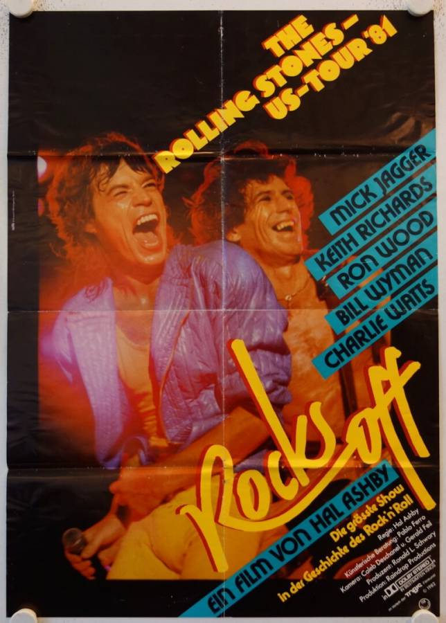 The Rolling Stones Rocks Off original release german movie poster