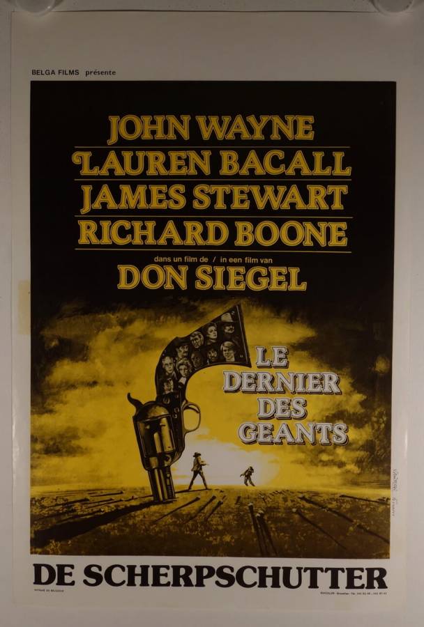 The Shootist original release belgian movie poster